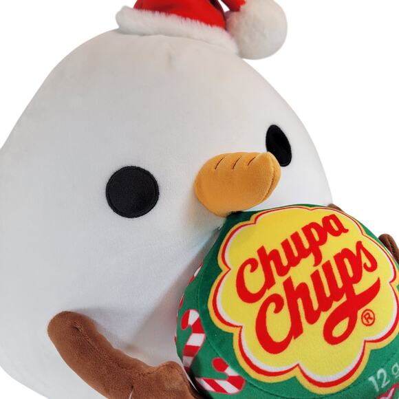 ZURU Snackles Jack Plush 14" Chupa Chups Candy Cane Holiday Snowman Plush - Picture 8 of 16